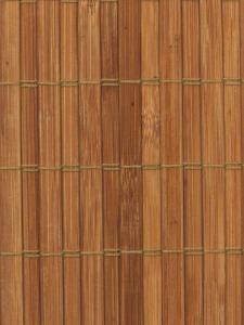 Panel de pared de bambú, sin tratamiento. Hay un espacio de aprox. 0.5 mm entre las trenzas, si no está doblada desde atrás, deja el aire ventilarse.