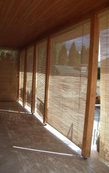 persianas de bambú grandes, persianas exteriores, cortinas de bambú para balcón acristalado